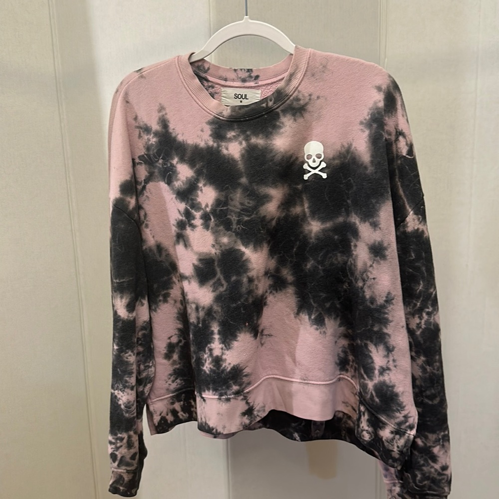 Soul Cycle fleece pullover sweatshirt